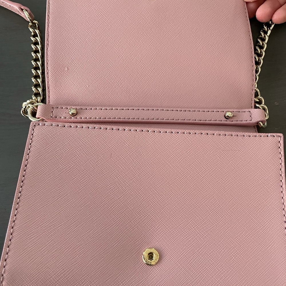 Kate Spade blush pink flap crossbody purse - Picture 3 of 5